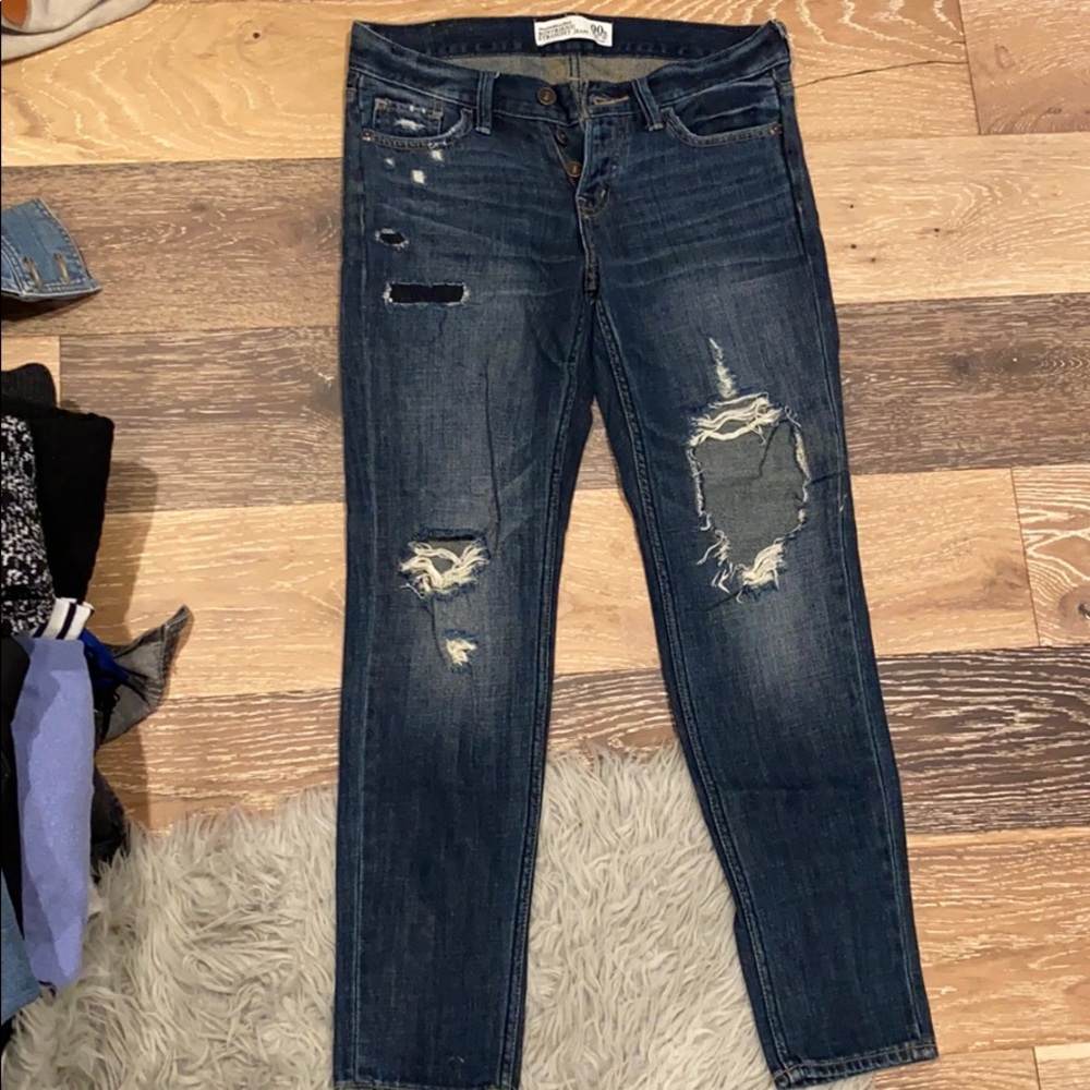 Abercrombie & Fitch boyfriend straight jean